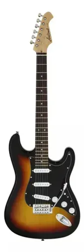 Guitarra Strato Aria Pro 2 Stg-003 Captadores Single-coil Cor Tone Sunburst Orientação Da 