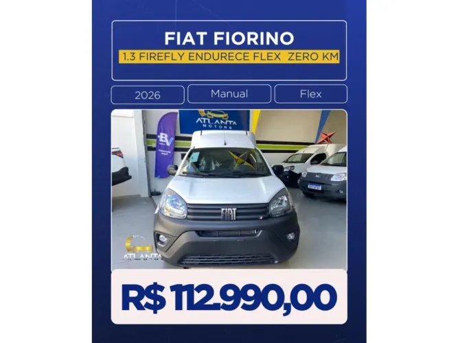 Fiat Fiorino Endurance 1.3 Flex 8V 2P 2026
