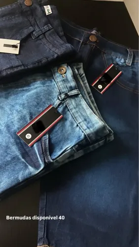 Bermudas Jeans Disponíveis - Tamanho 40