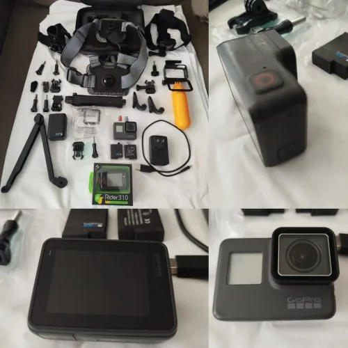 GoPro Hero 6 Black semi nova !!! + GPS Bike