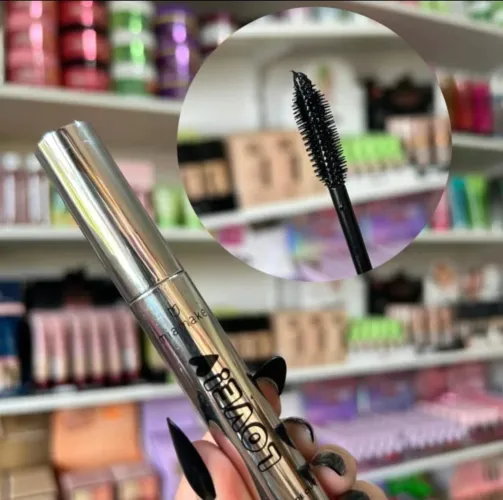 Máscara de cilios mia make alongamento e volume 