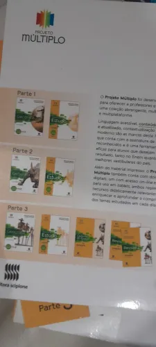 Livros escolares.Compre o livro de Geografia projeto Múltiplo e ganhe 4 l Demétrio Magnoli