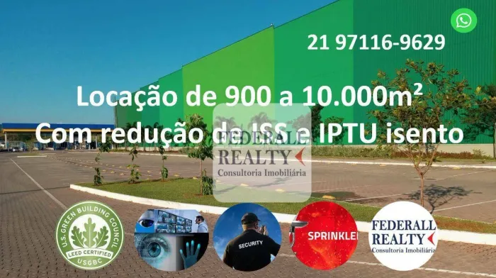Aluguel galpão em Nova Iguaçu é com a Federall Realty