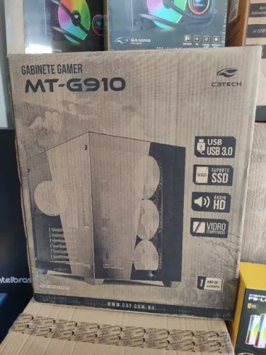 Gabinete Gamer Aquarius MT-G910 C3TECH NOVO LACRADO FRETE GRÁTIS PARA MACEIÓ