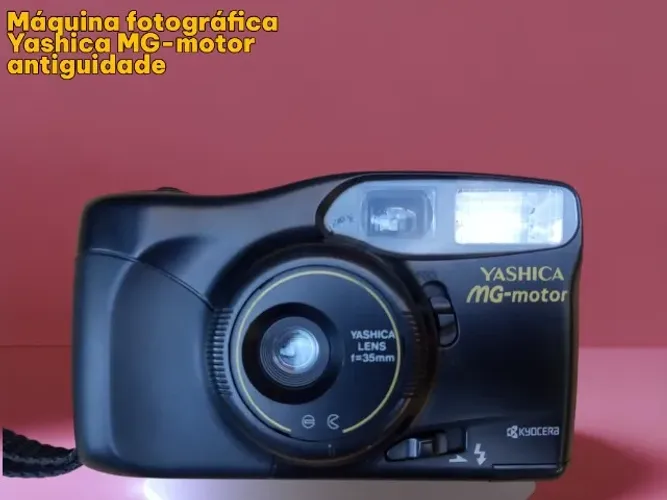  Analógica !!!!! Máquina fotográfica Yashica MG-motor (antiguidade)