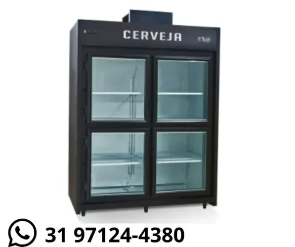 Cervejeira mini Câmara 4 Portas de vidro Polar 220v