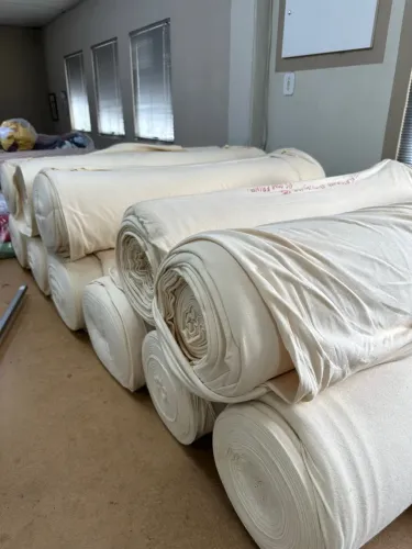 Tecidos em rolo cru para tingimento fio penteado