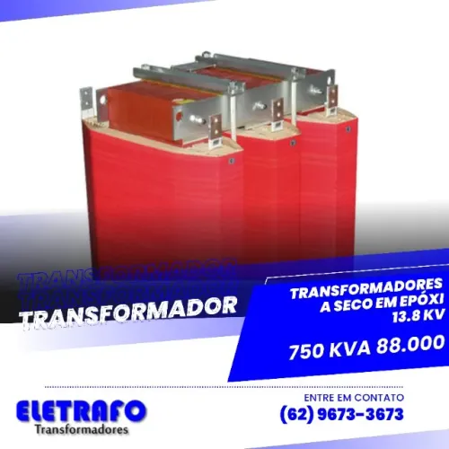 Transformador a Seco em Epóxi 13,8 kV - 750 kVA | Alto Desempenho e Sustentabilidade