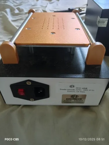 Vendo um separador de tela e um soprador de retrabalho.