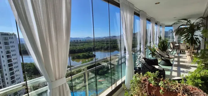 Apartamento sofisticado para venda na Península - Condomínio Saint Barth - 04 suítes