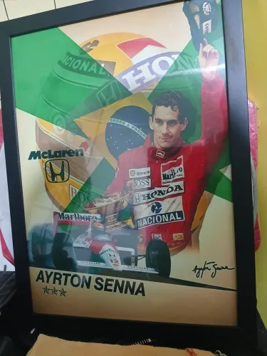 Quadro Decorativo Ayrton Senna 