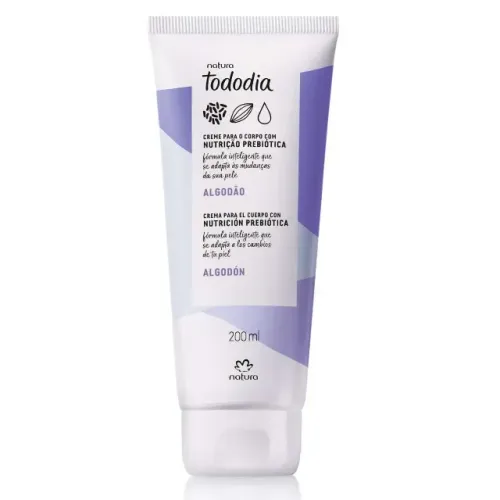 Creme Desodorante Nutritivo para o Corpo Tododia Algodão