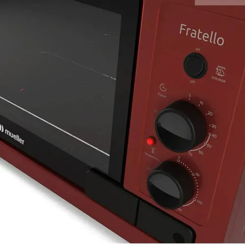 Forno Elétrico Fratello Mueller Vermelho