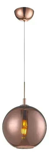 Pendente Decorativo Cobre Rosé Redondo