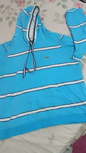 Blusa de Moletom Lacoste Nemo Azul 