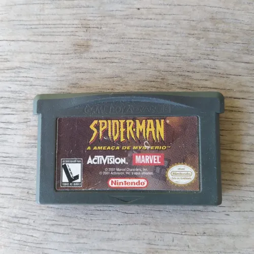 Spider-man a ameaça de mistério (gba raro)