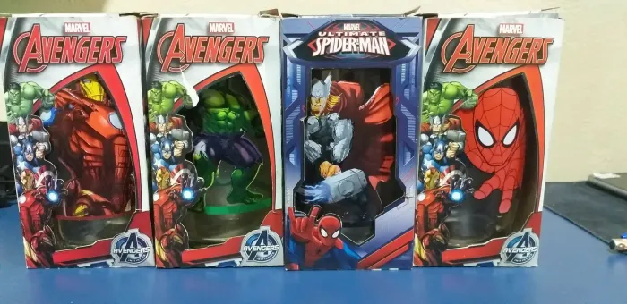 Copos Avengers - Iron Man, Hulk, Thor e Spider-Man
