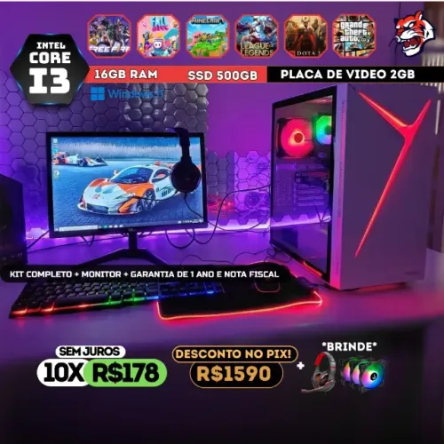 CPU GAMER COMPLETA INTEL CORE I3