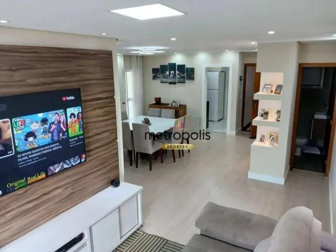 Cobertura com 3 dormitórios à venda, 225 m² por R$ 780.000,00 - Parque Oratório - Santo An