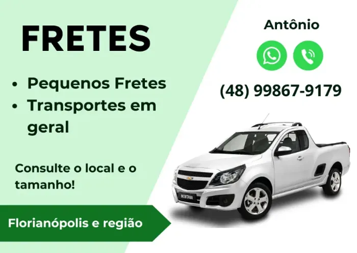 Faço pequenos Fretes