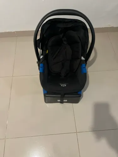 Conjunto Bebê Conforto Touring X E Base Preto - Burigotto Preto