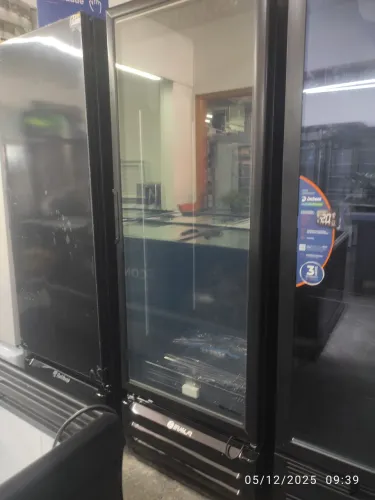 Bh cervejeira porta de vidro 500 litros com vidro aquecido