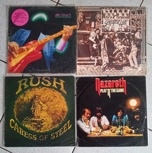 Lps Dire Straits Alice Cooper Genesis Lennon Duran Nazareth Raul Etc