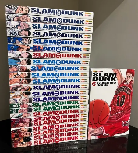 Slam Dunk mangá completo 1 ao 24, Takehiko Inoue, editora panini.