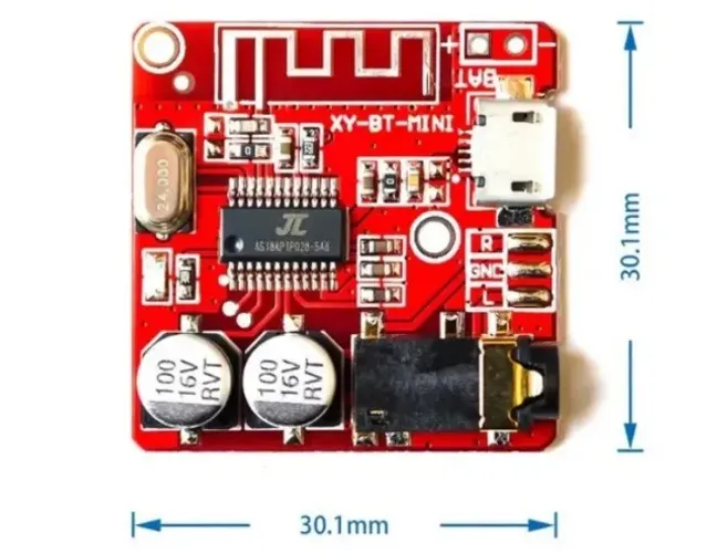 Receptor Audio Mp3 Bluetooth 4.1 Stereo Xy_bt_mini Arduino Automação COD-AM390