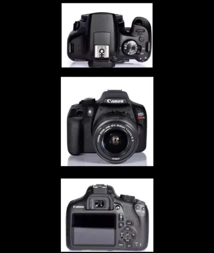 Câmera Fotográfica- Canon Rebel T6 KIT - COMPLETO 