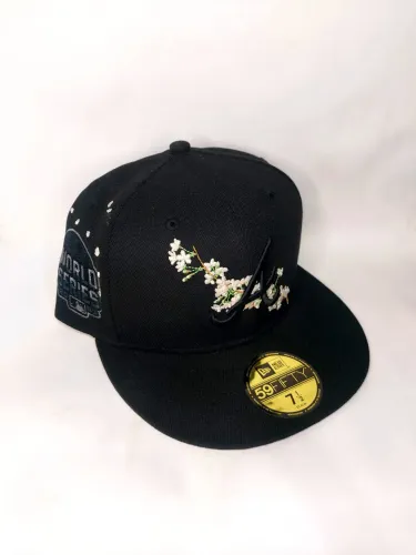 Boné Atlanta Braves preto - New era - 59fifty - Baseball - Mlb - World Séries  - Aba reta