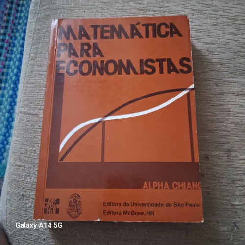 Livro de economia-Matemática para Economistas - Alpha Chiang