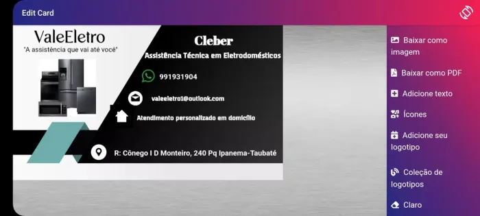 Assistência técnica em Eletrodomésticos
