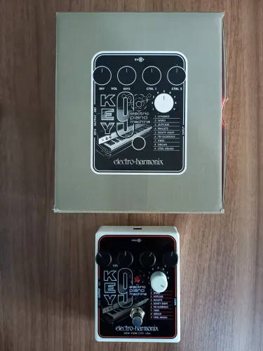 Pedal Simulador de Piano Elétrico Electro Harmonix Key9 Eletric Piano Machine Key 9