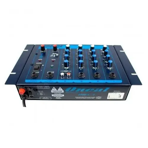 MESA DE SOM 4 CANAIS BALANCEADA C/ RCA