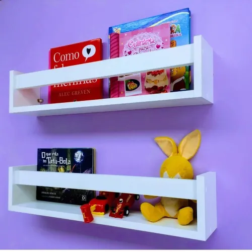 Prateleiras para livros infantis brinquedos 