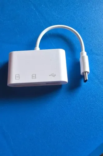 Leitor tipo C para cartoes de memoria de celulares e notebooks