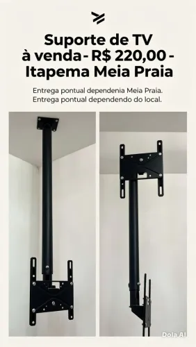 ? Suporte para TV de Teto - R$ 220,00