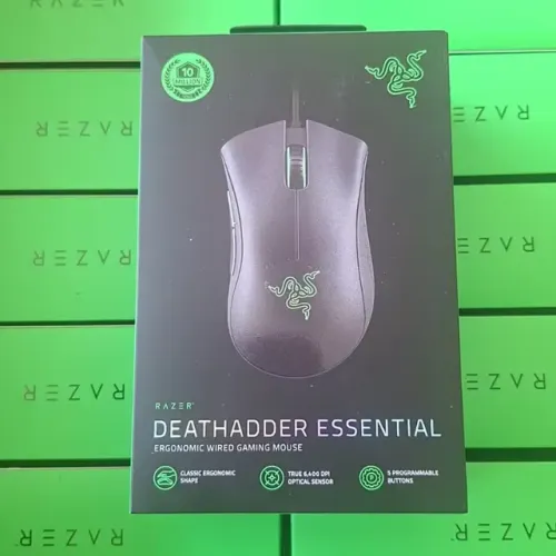 Mouse Razer DeathAdder Essential - Mouse Com Fio 6400DPI