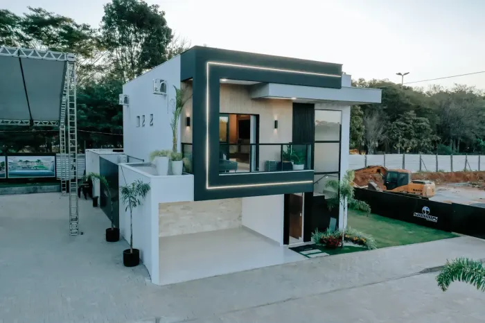 Casa de condomínio para venda tem 223 metros quadrados com 3 quartos
