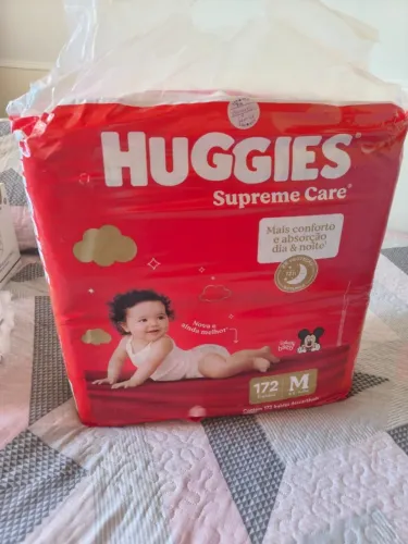 Pacote Fraldas Huggies Supreme Care - Tam. M