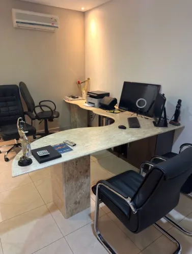 Mesa Escritório mármore Bege Bahia
