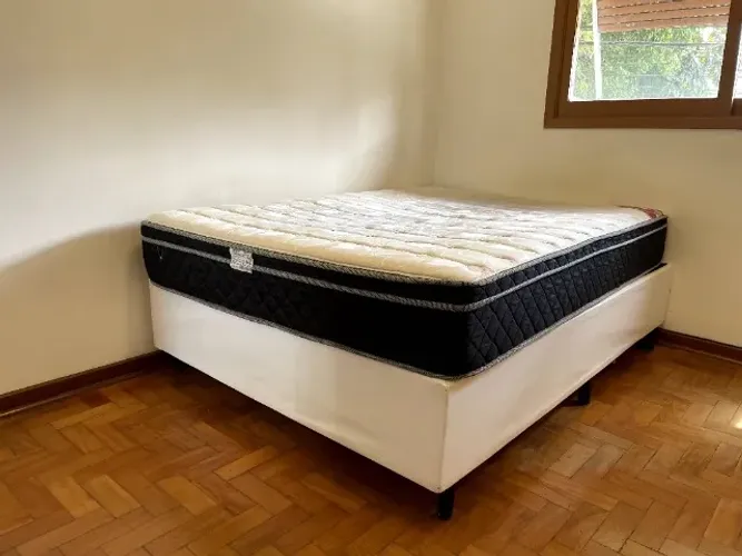 Cama Box Casal F.A. Colchões Molas Ensacadas Suíças Selo INER Vila Mariana