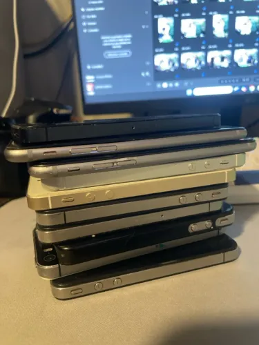 Lote iPhones 5, 6 e 7 SUCATA