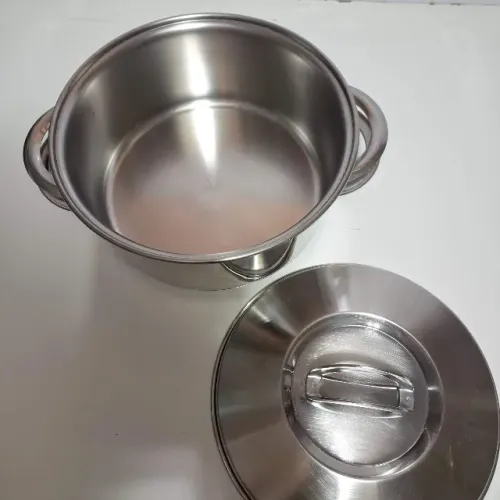 Caçarola Rasa Tramontina Solar 20cm Aço inox e Fundo Triplo pra indução