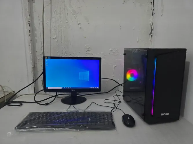 Computador completo i5 8gb monitor ssd 120gb mouse e teclado 