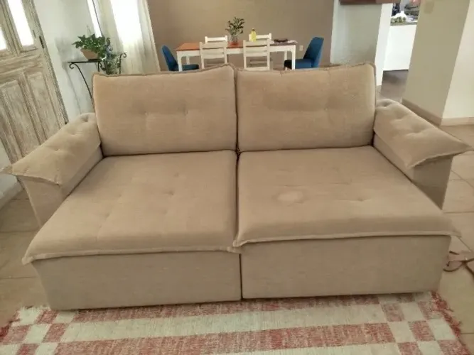 Sofá 4 lugares retrátil