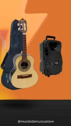 CAVACO GIANNINI CS1 GOAL NS RAIZ - Capa Bag Cavaquinho Luxo - CAIXA SOUNDVOICE CA-80