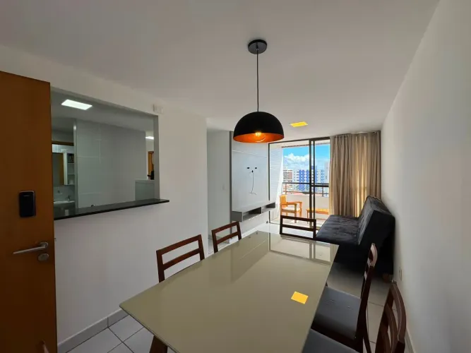 Apartamento para locação no Bessa | Vista mar | Totalmente mobiliado e equipado