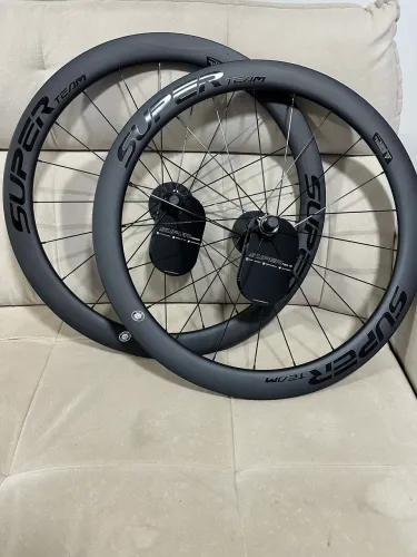 Rodas de Carbono para bike de Speed!